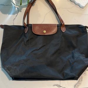 Navy Medium Sized LongChamp